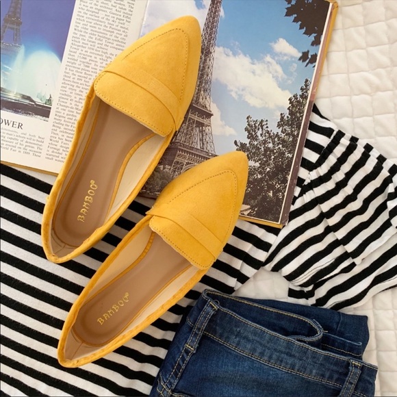 The House Of Gentry Shoes - Mustard Loafer Flat